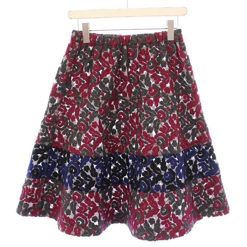 commedesgarcons AD2024SS 花柄 フレアスカート XS commedesgarcons AD2024SS 花柄 フレアスカート XS
