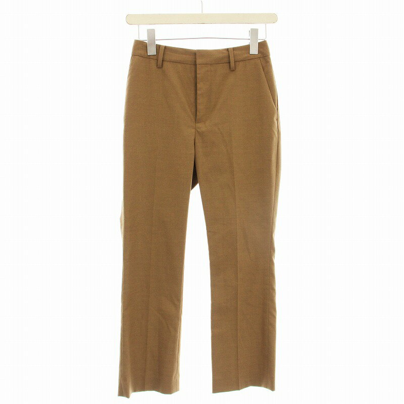 樂天商城 - 【中古】プラージュ Plage リネンライク クロップドパンツ 19-030-922-2030 スラックス 32 茶 ブラウン /☆G レディース 【ベクトル 古着】 250724