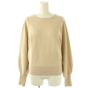 【中古】グリーンレーベルリラクシング ユナイテッドアローズ green label relaxing ニット セーター 長袖 ベージュ /AT レディース 【ベクトル 古着】 250801