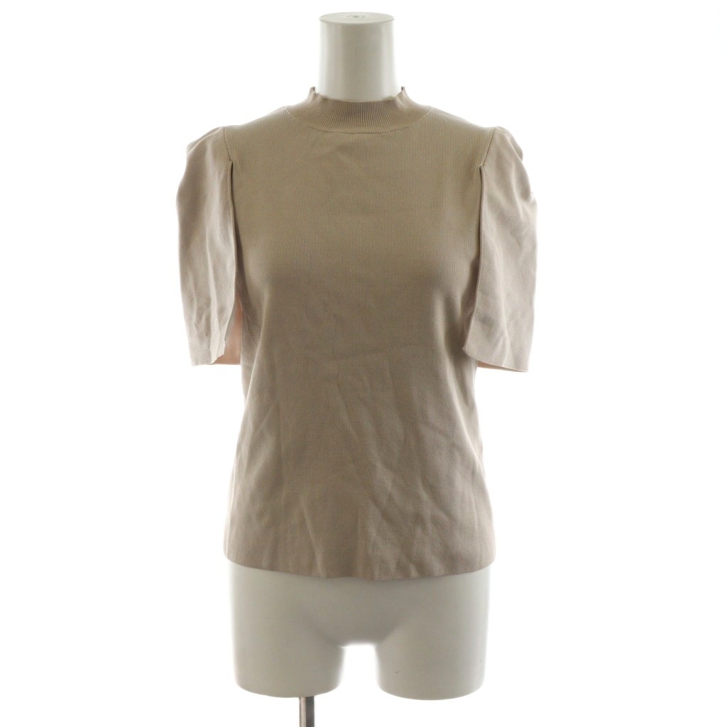 【中古】スナイデル SNIDEL 24SS ケープスリーブニット カットソー ノースリーブ F...