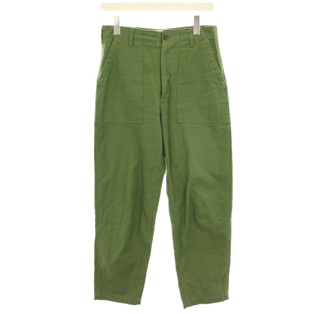 Long Pants - 【中古】シンゾーン Shinzone ベイカーパンツ テーパードパンツ ハイウエスト 36 緑 グリーン 15AMSPA18 /HN レディース 【ベクトル 古着】 250814