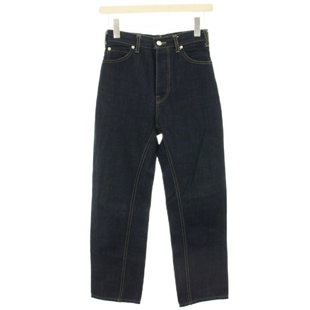 【中古】トゥモローランド TOMORROWLAND コットンデニムストレートパンツ ジーンズ 32 インディゴ 23049104705 /HN レディース 【ベクトル 古着】 250808