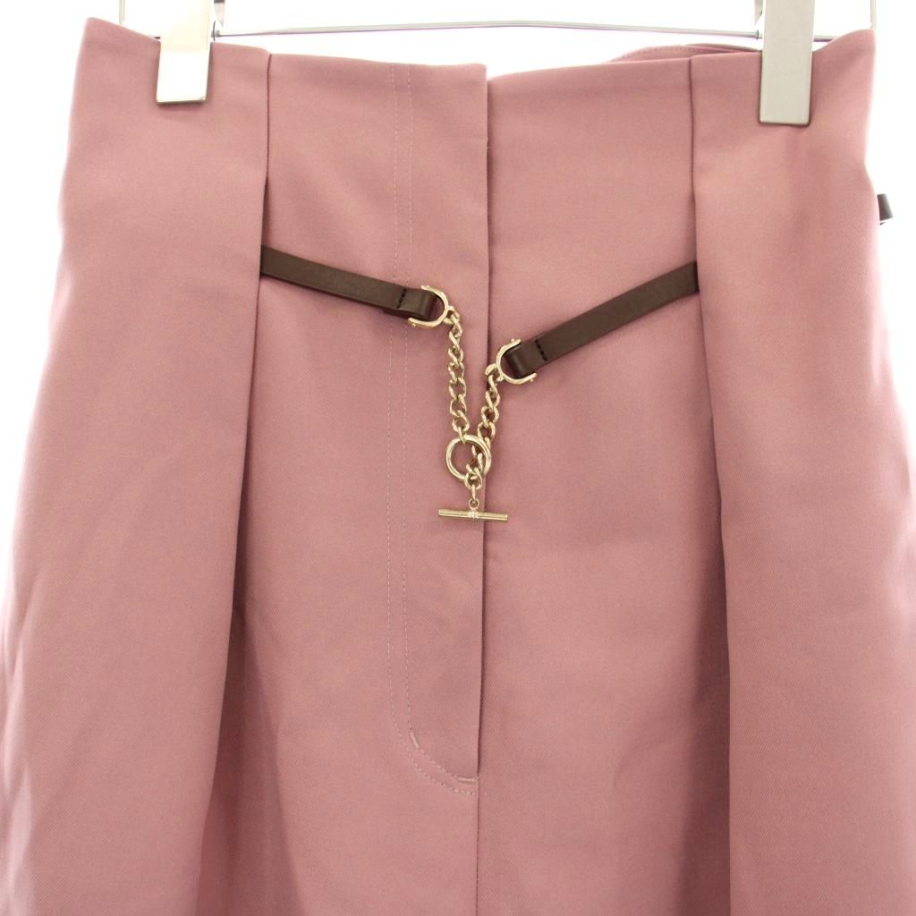 【中古】スナイデル SNIDEL Sustaina ハイウエストパンツ スラックス 0 ピンク SWFP215105 /OR レディース 【ベクトル 古着】 250815