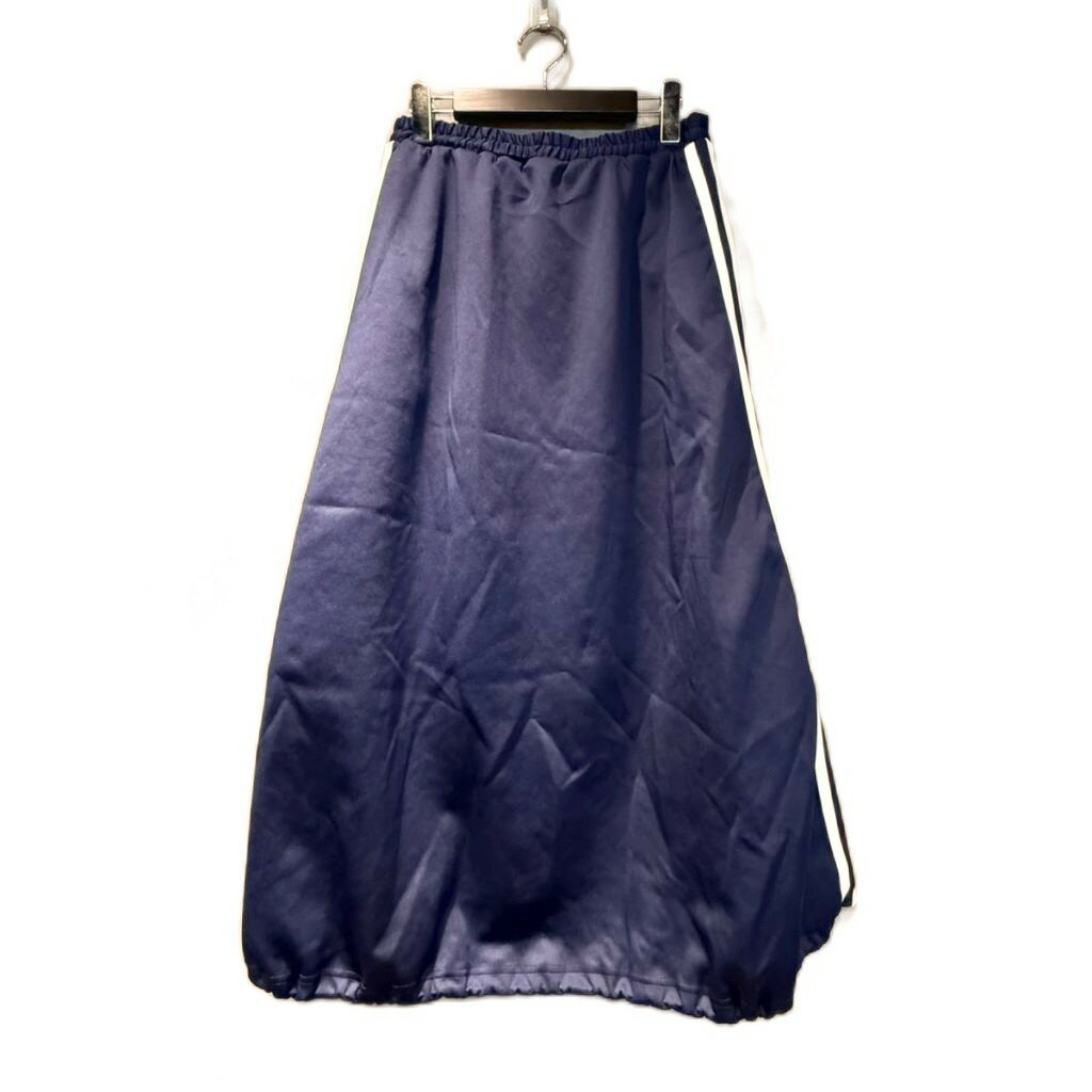 【中古】アリュール ARULLE スカート ロング サイドライン M 紺 ネイビー ■FF レディース 【ベクトル 古着】 260105(4.0)