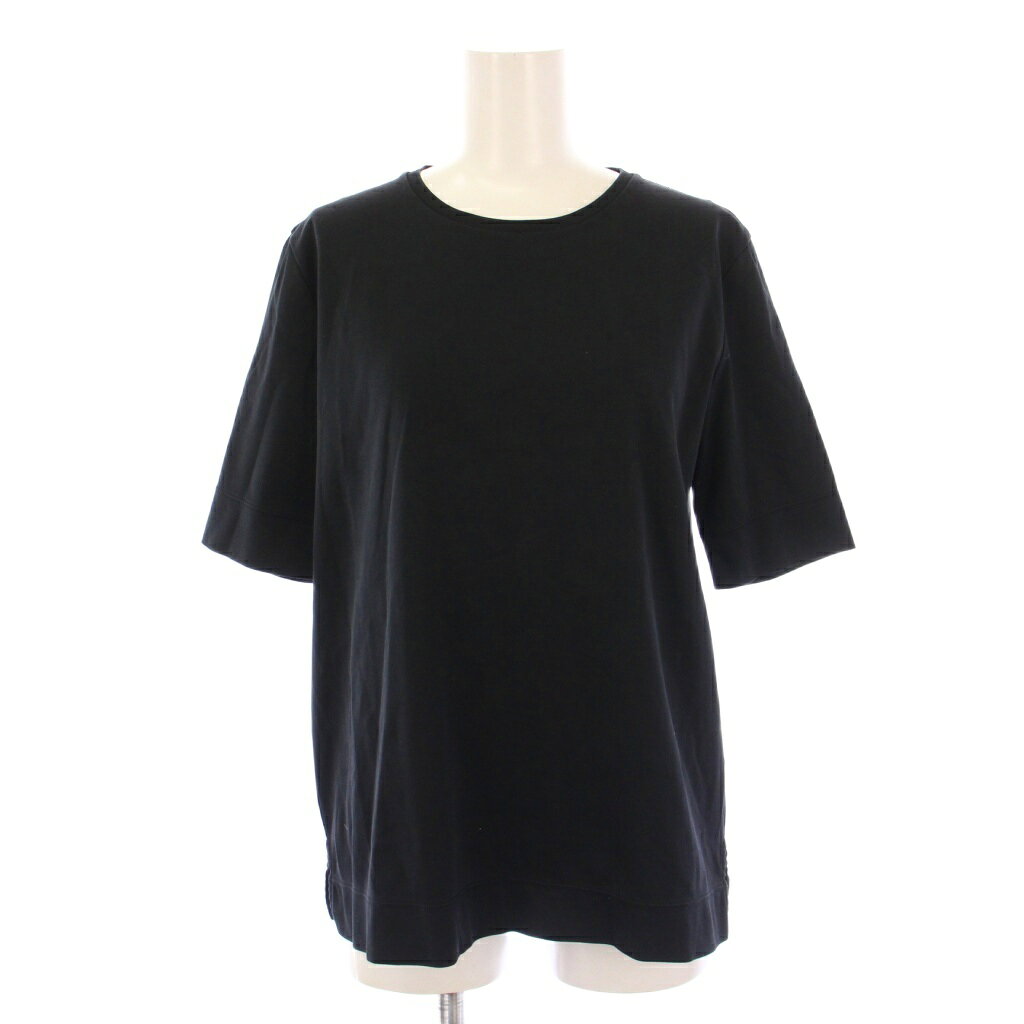Other - 【中古】アナイ ANAYI 23SS コットンスムース5分袖 プルオーバー Tシャツ カットソー 38 黒 10231815030 /BM レディース 【ベクトル 古着】 250814