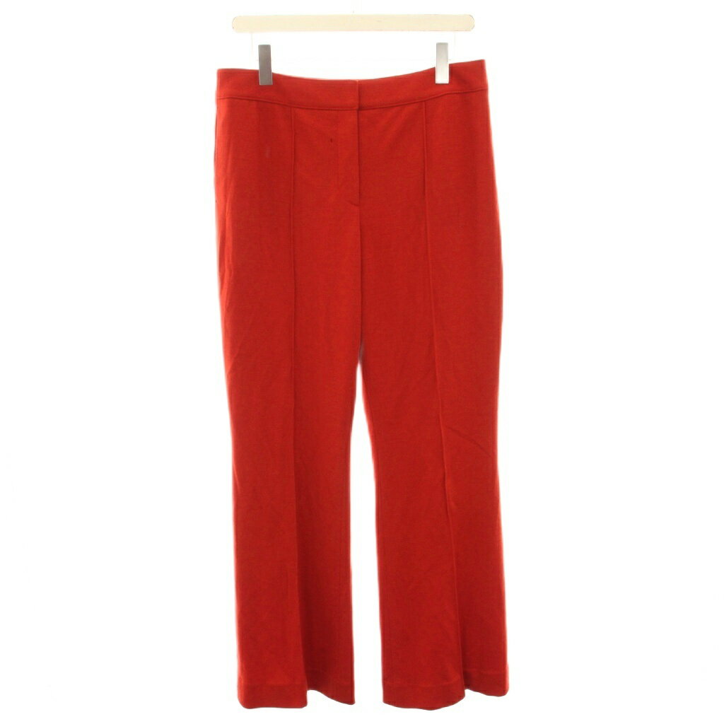 【中古】レオナール LEONARD ファッション FASHION パンツ スラックス ジップフライ 76 赤 レッド 0363351 /YT レディース 【ベクトル 古着】 250821