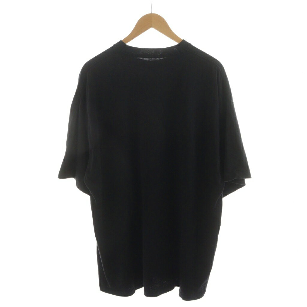 【中古】コモリ COMOLI 24SS コットンジャージ 半袖Tシャツ カットソー コットン 5 黒 ブラック Z01-05010 /AN24 メンズ 【ベクトル 古着】 250822