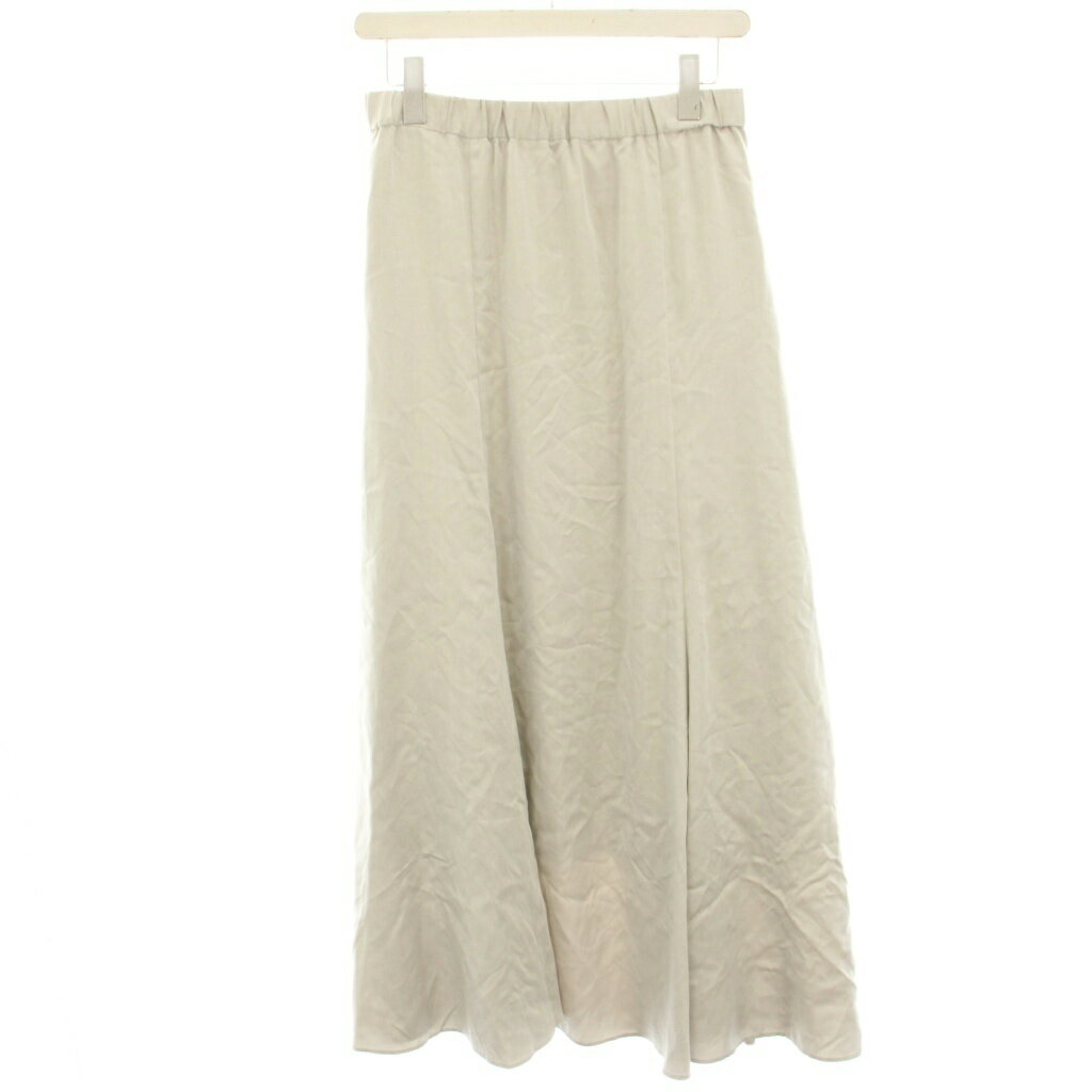 【中古】フレームワーク Framework リヨセルフレアロングスカート マキシ 40 ライトグレー 21060220801030 /HN レディース 【ベクトル 古着】 250829
