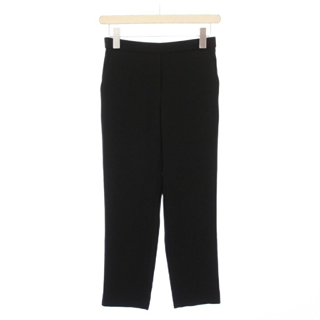 セオリー Theory CLASSIC CREPE TREECA PULL ON J クラシッククレープトリーカプルオンJ スラックスパンツ イージー ウエストゴム ストレッチ 00 黒 ブラック 01-2106402 /BB レディース  250830