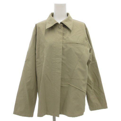 【中古】トクコプルミエヴォル TOKUKO 1er VOL ジップアップジャケット 裏地花柄 9 ベージュ /GV レディース 【ベクトル 古着】 250919ブランドトクコプルミエヴォル TOKUKO 1er VOL表記サイズ9実寸サイズ...