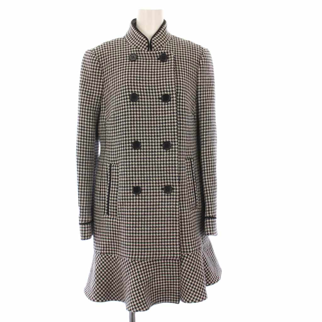 RED VALENTINOレッドヴァレンチノ、ビジュー宝石柄コート38/M H RED VALENTINOレッドヴァレンチノ、ビジュー宝石柄コート38/M H