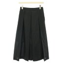 【中古】シンゾーン Shinzone ボックスプリーツスカート BOX PLEATS SKIRT ロング ミモレ イージー 36 黒 ブラック 25MMSSK01 /YT レディース 【ベクトル 古着】 250904
