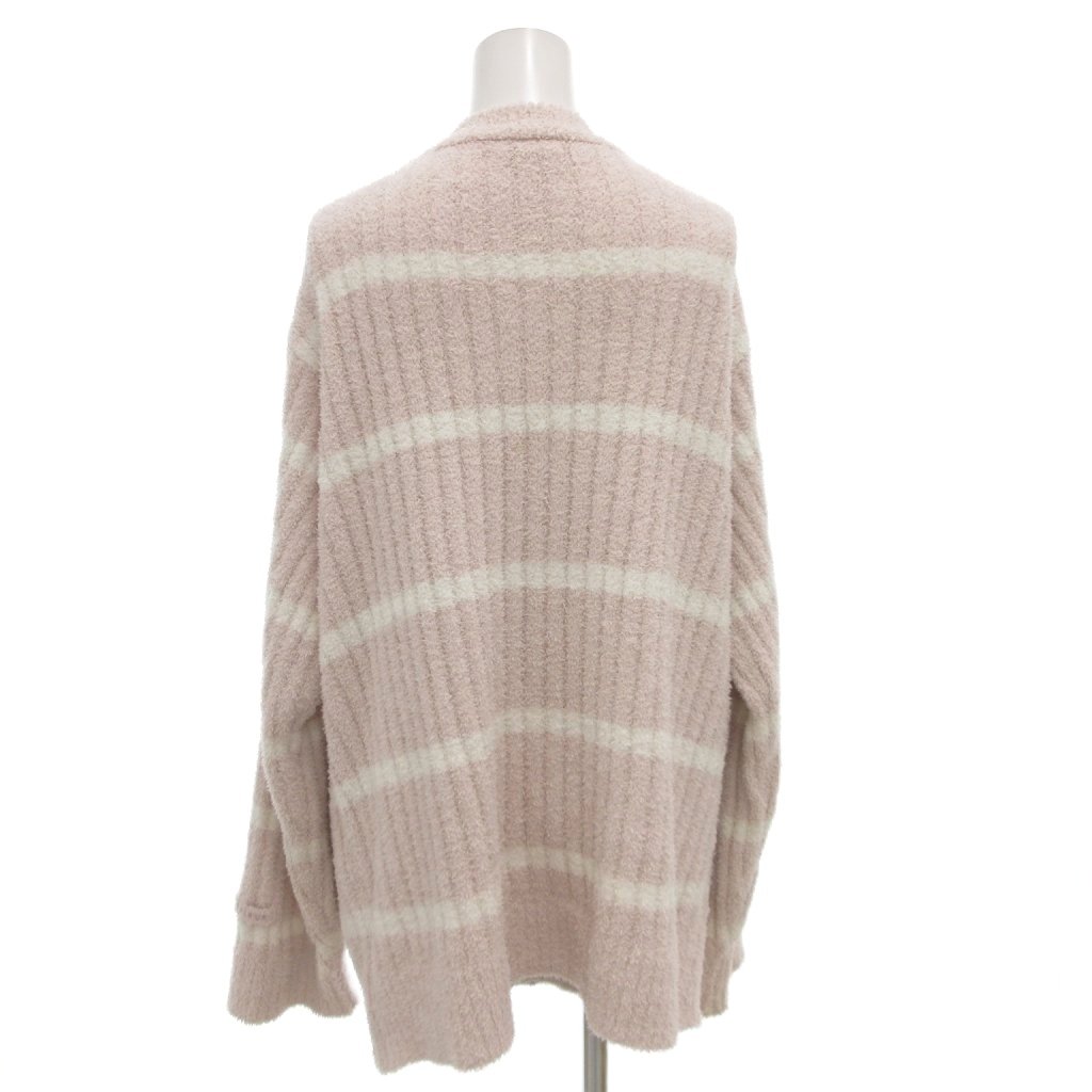 【中古】ジェラートピケ gelato pique ルームウェア カーディガン F ピンク ボーダー柄 /AE レディース 【ベクトル 古着】 251017 2