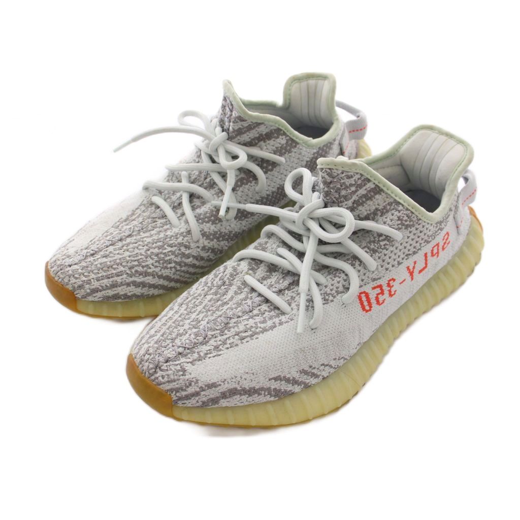 アディダスオリジナルス adidas originals YEEZY BOOST 350 V2 イージーブースト 350 V2 スニーカー ローカット シューズ US8.5 グレー B37571 /YM メンズ 250919