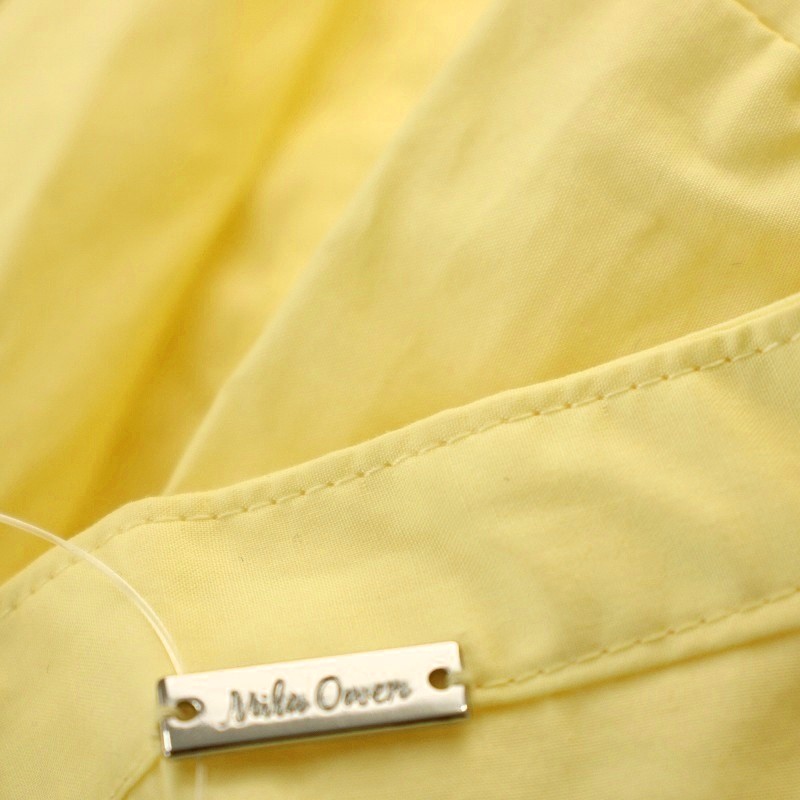 【中古】ミラオーウェン Mila Owen 24SS スタンド衿前ふらし後ドッキングシャツワンピース 09WF0241007 長袖 ロング 1 黄色 イエロー /☆G レディース 【ベクトル 古着】 250917 auc-vector-20478294 ブランド古着の買取販売ベクトル サンプル画像3