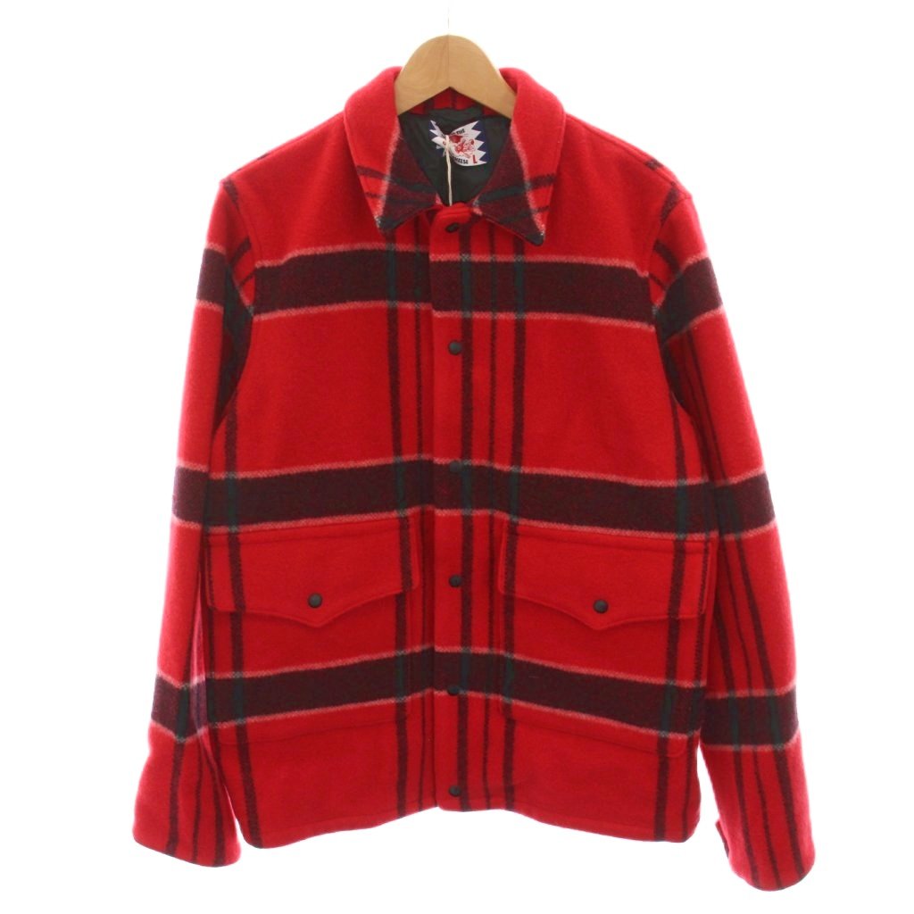 【中古】未使用品 サノバチーズ SON OF THE CHEESE A2 CPO JKT CPOジャケット チェック アウター ウー..
