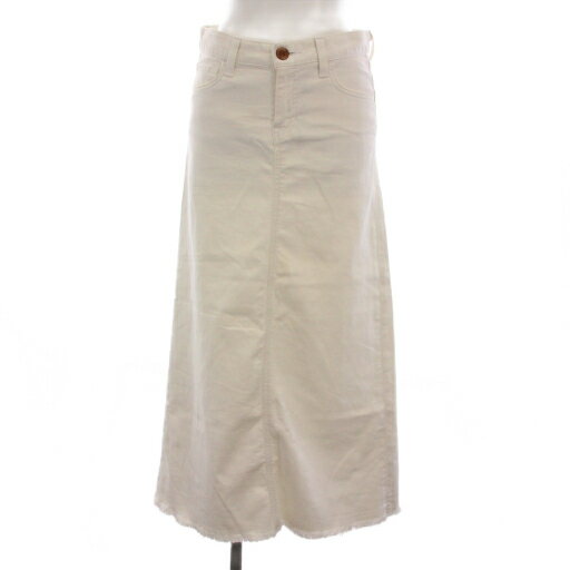 【中古】レッドカード RED CARD デニムスカート ロング カットオフ 23 26 白 ホワイト M67513 /YM レディース 【ベクトル 古着】 251020