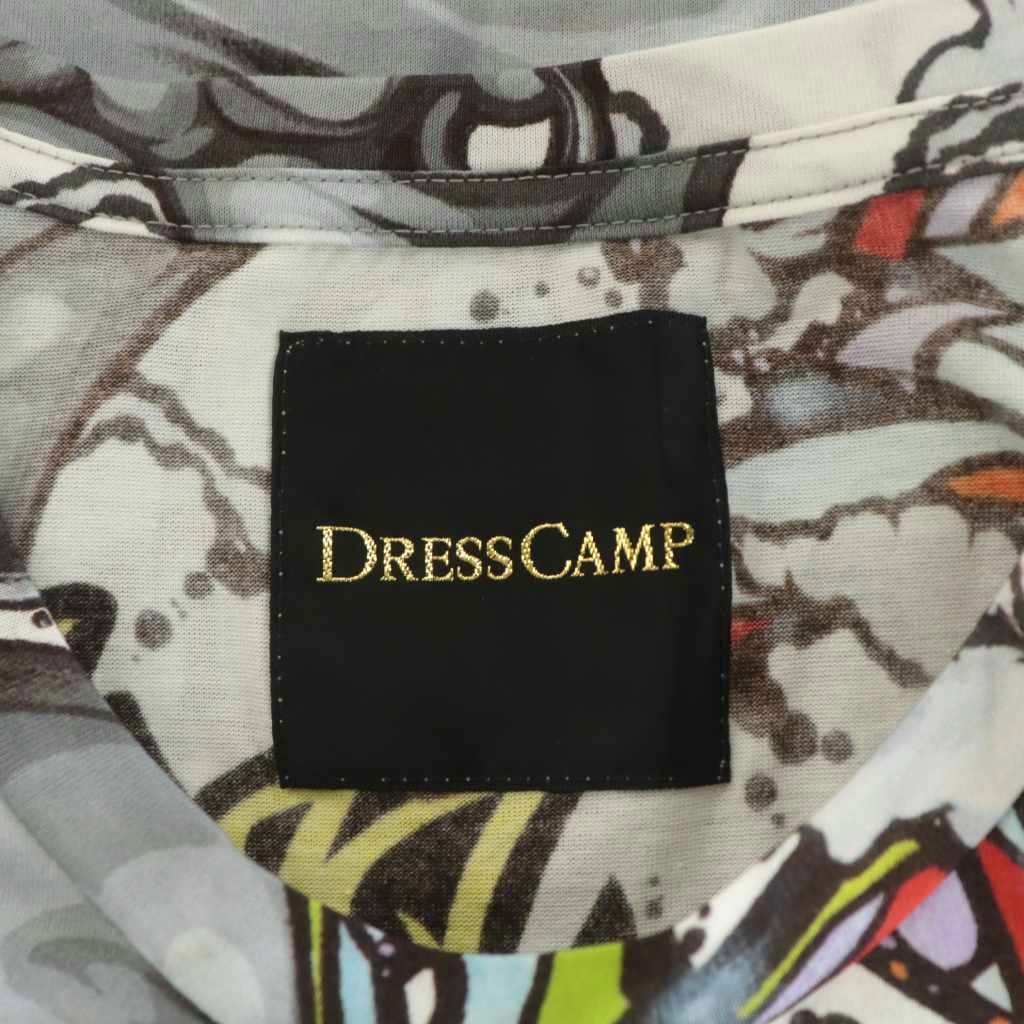 【中古】未使用品 ドレスキャンプ DRESSCAMP 15SS Tシャツ カットソー 半袖 KAZZROCK グラフィティ プリント コットン 50 マルチカラー グレー 赤 レッド 白 ホワイト 58-15S20912 /AN69 メンズ 【ベクトル 古着】 251024 3