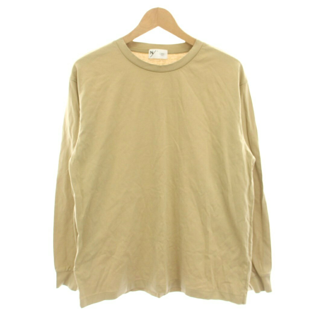【中古】ニュートラルワークス NEUTRAL WORKS スムースコンフォートロングスリーブクルー SC LONG SLEEVE CREW Tシャツ カットソー 長袖 L ベージュ KSU32156 /HN メンズ レディース 【ベクトル 古着】 251024