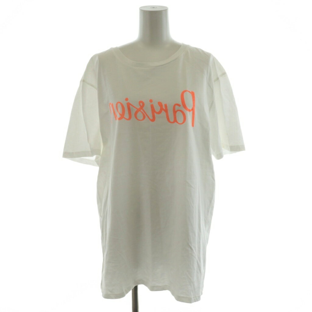 キツネティー Kitsune' Tee Tシャツ カットソー 半袖 ロゴ L 白 ホワイト KUM1404A /AN47 レディース  251103