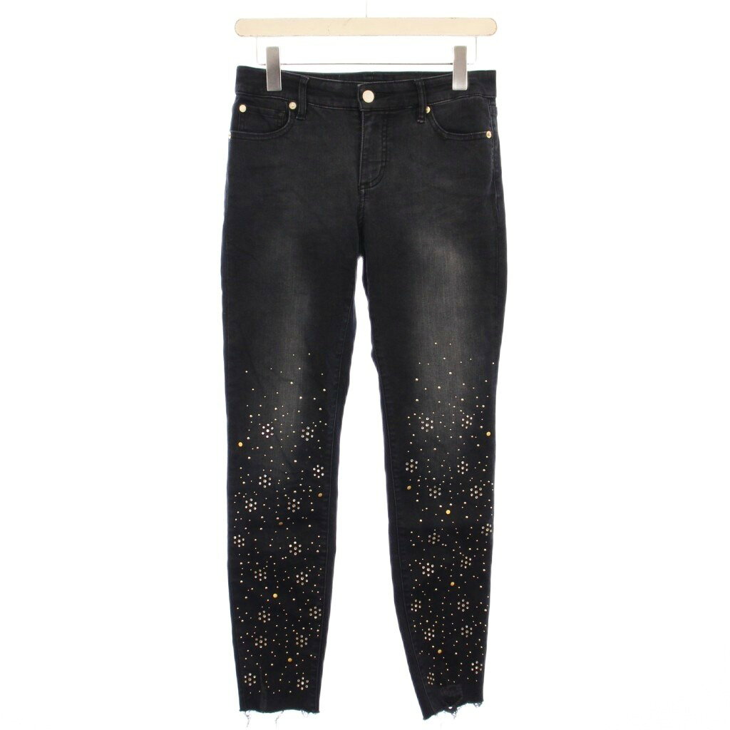 [중고] 아르마니 익스체인지 A / X ARMANI EXCHANGE JO1 SUPER SKINNY 슈퍼 스키니 데님 팬츠 청바지 지퍼 플라이 컷오프 스트레치 장식 26 블랙 블랙 / BB 여성 [벡터 헌옷] 251030