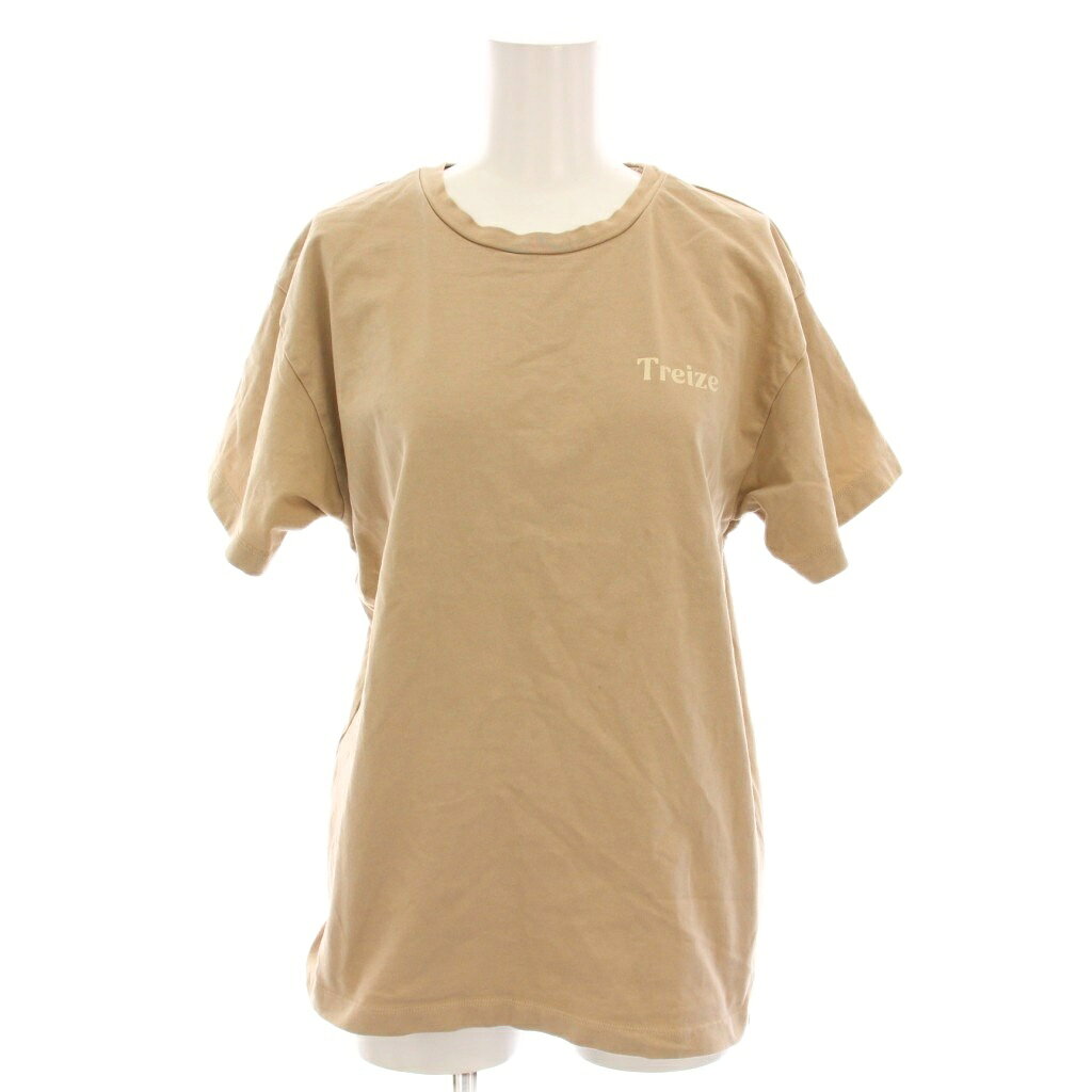 スローブ イエナ SLOBE IENA 25AW Treize 13 Tシャツ カットソー 半袖 ベージュ 25070912608030 /YM レディース  251025