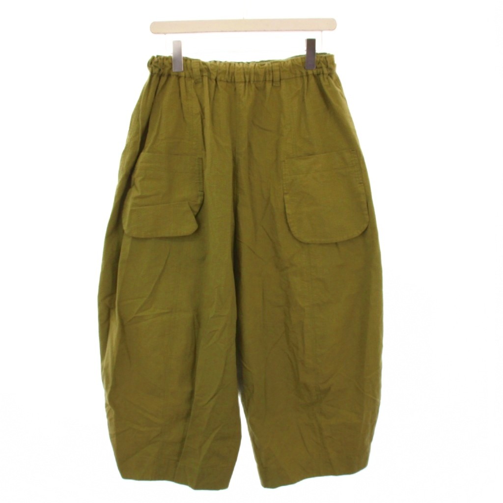 新品タグ付き　コットンハウスアヤ リネン コットン　バルーンパンツ　M ホワイト 新品タグ付き コットンハウスアヤ リネン コットン バルーン