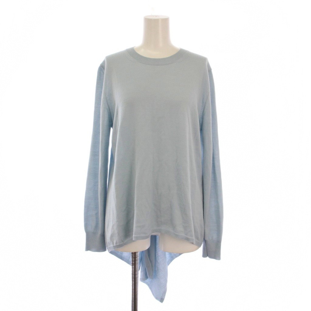 【中古】コムデギャルソン COMME des GARCONS AD2019 ニット セーター 長袖 クルーネック 変形 ウール ..