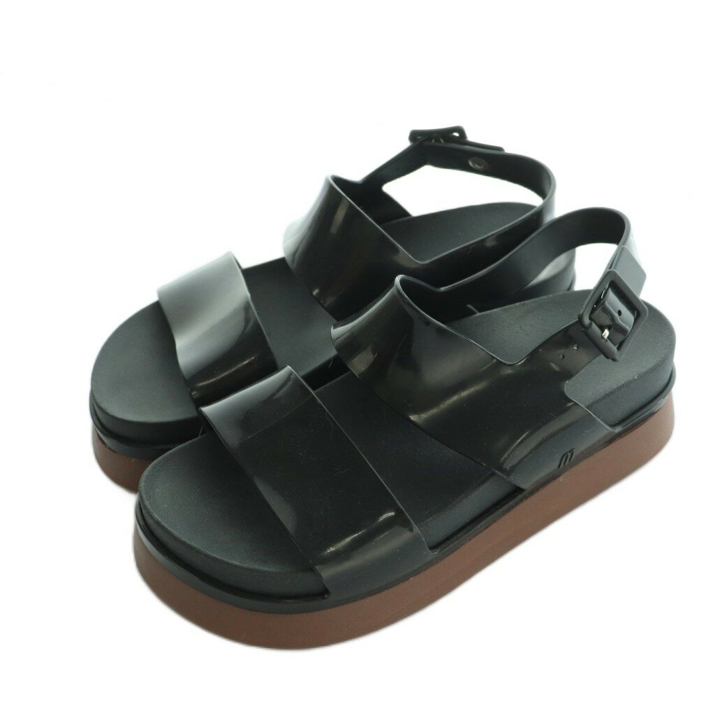 【中古】メリッサ melissa サンダル 厚底 ストラップ 22.0cm 黒 ブラック /MI レディース 【ベクトル 古着】 251203