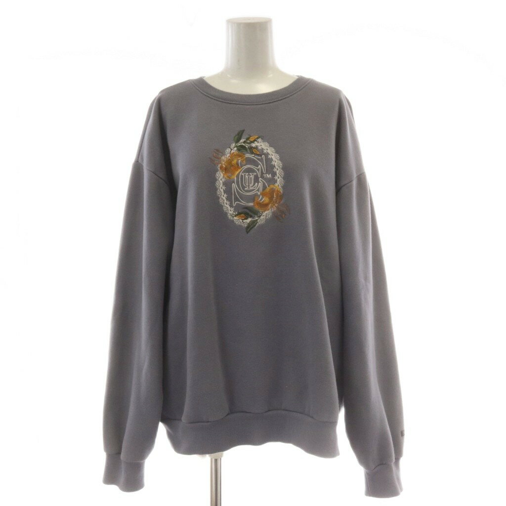 【中古】スカルプター SCULPTORスウェット M グレー 刺繍 クルーネック 長袖 /AU レディース 【ベクトル 古着】 260107