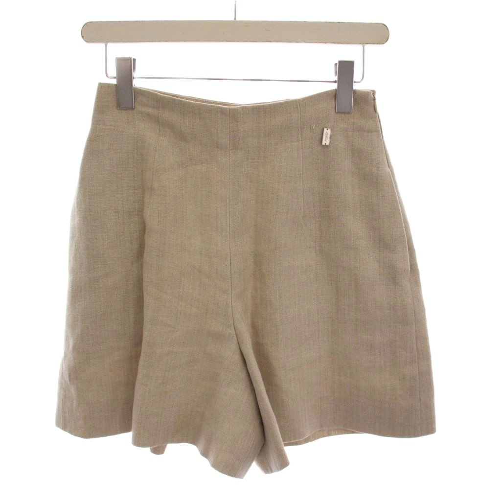 乐天商城 - 【中古】フォクシー FOXEY リネン ショートパンツ キュロット 38 ベージュ 39632 /YM レディース 【ベクトル 古着】 251117