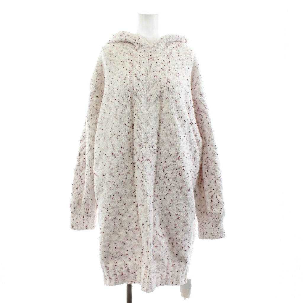 【中古】未使用品 ジェラートピケ gelato pique アランネップBIGパーカ ワンピース ひざ丈 長袖 ケーブ..