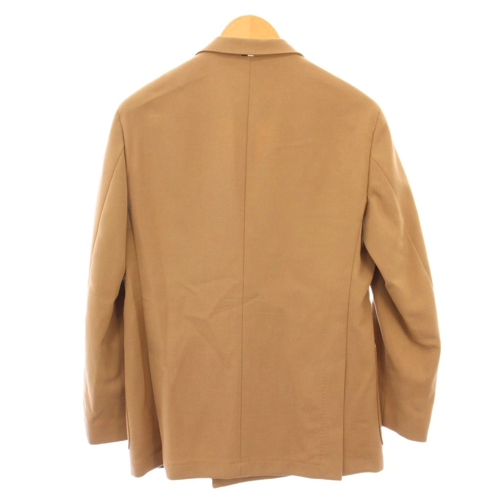 【中古】ヒューゴボス HUGO BOSS ダブルスーツ セットアップ テーラードジャケット アウター スラックスパンツ イージー ウエストゴム EP 茶 ブラウン /BB メンズ 【ベクトル 古着】 251117