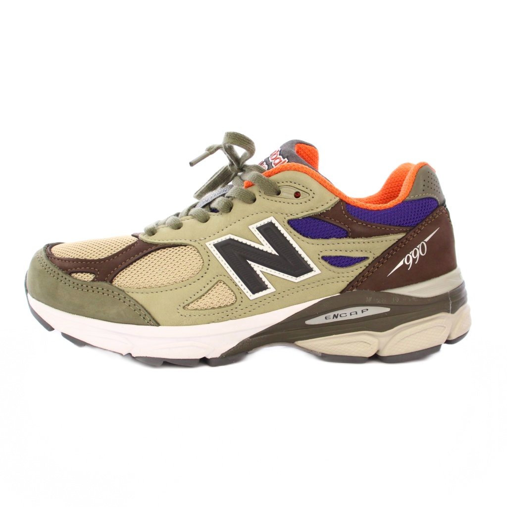 ニューバランス NEW BALANCE 990V3 Khaki Orange 990V3 カーキ オレンジ スニーカー US8 26cm M990BT3 /BB メンズ 251118