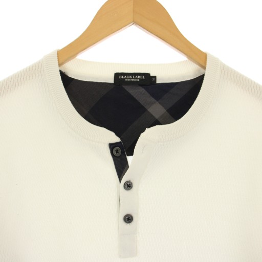 【中古】ブラックレーベルクレストブリッジ BLACK LABEL CRESTBRIDGE ニット セーター 長袖 ヘンリーネック M 白 51N08-107-02 /TK メンズ 【ベクトル 古着】 251204 auc-vector-20597194 ブランド古着の買取販売ベクトル サンプル画像3