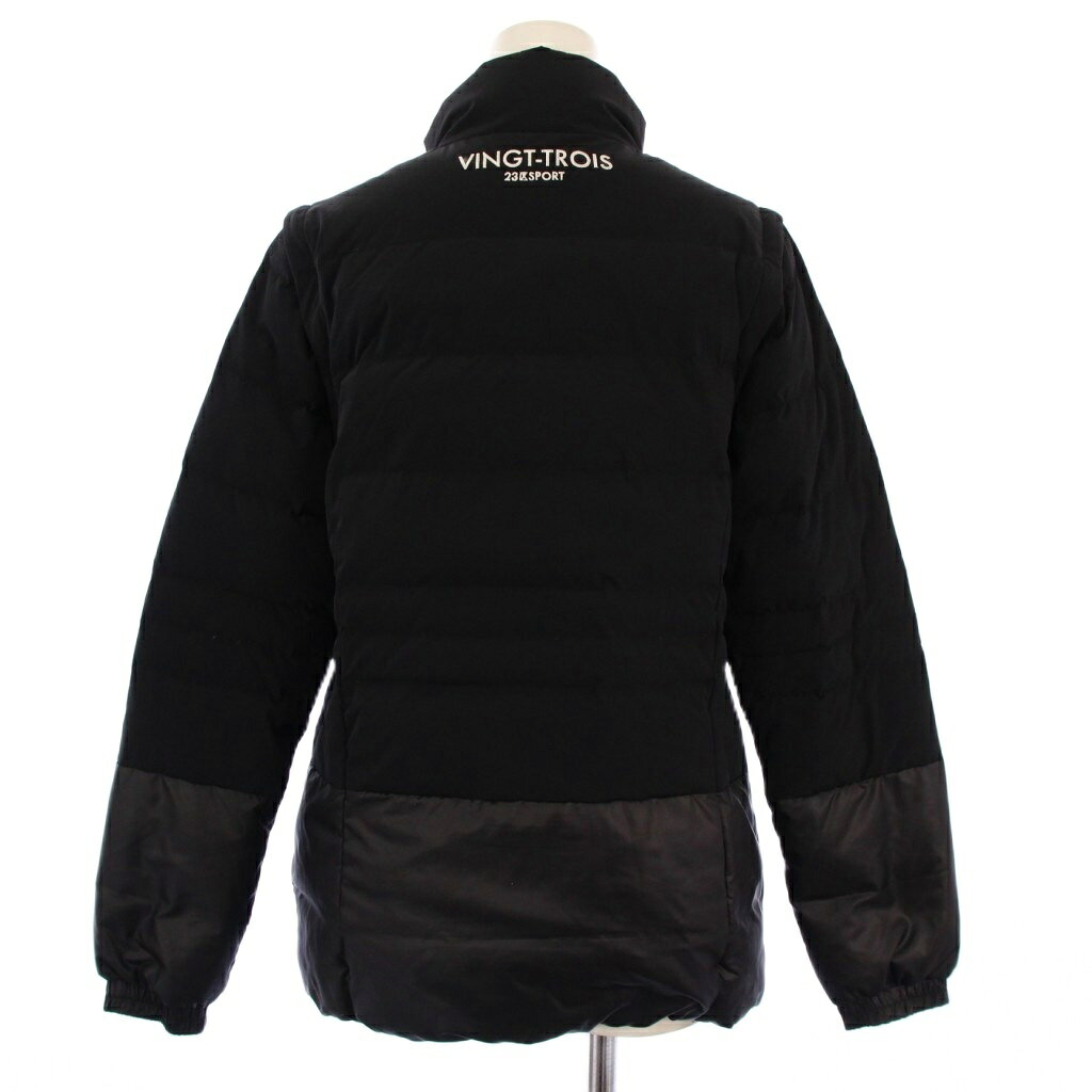 【中古】23区 オンワード樫山 SPORT ダウンジャケット ジップアップ ハイネック ナイロン 1 黒 498890 /BM レディース 【ベクトル 古着】 251124 auc-vector-20578411 ブランド古着の買取販売ベクトル サンプル画像3