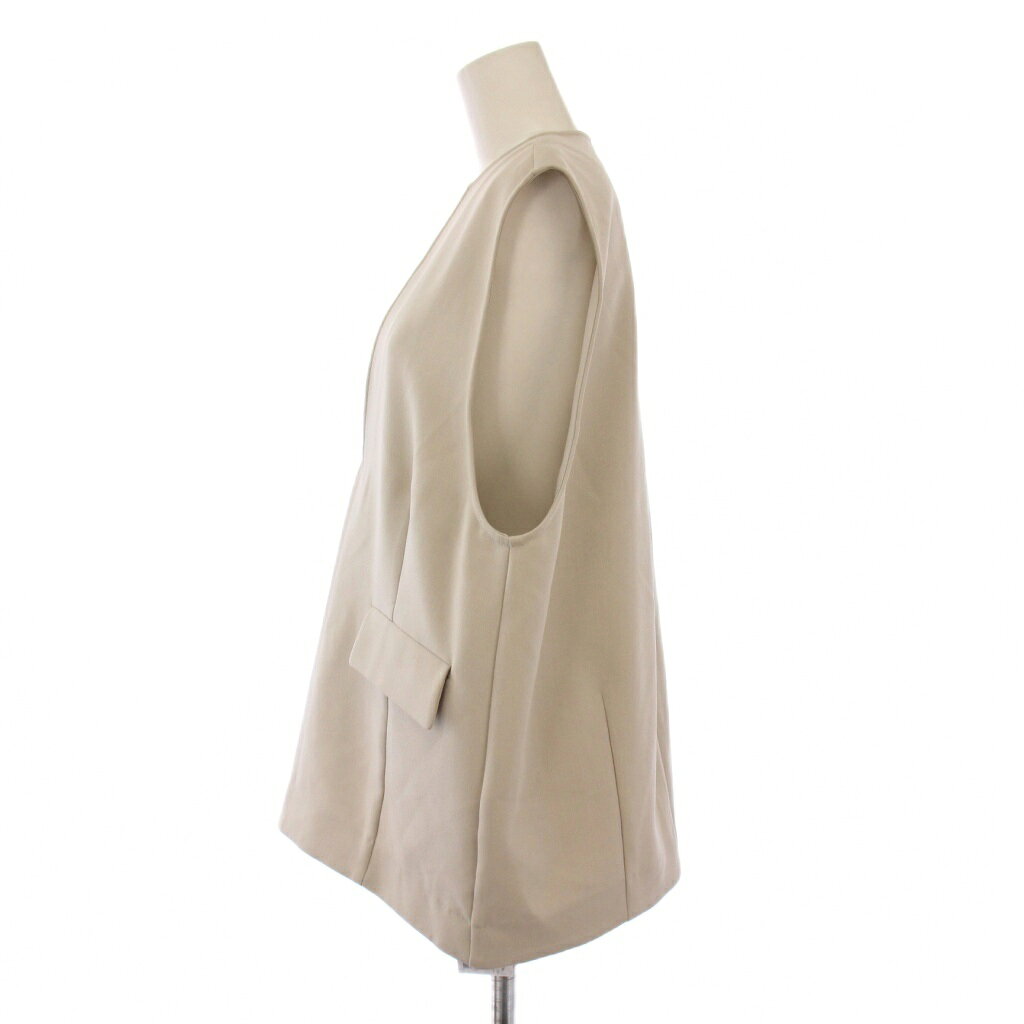 【中古】ミラオーウェン Mila Owen 24AW キーネックコクーンプルベスト プルオーバー ストレッチ ワンカラー 0 グレージュ 09WFT244197 /BB レディース 【ベクトル 古着】 251127 auc-vector-20603876 ブランド古着の買取販売ベクトル サンプル画像2