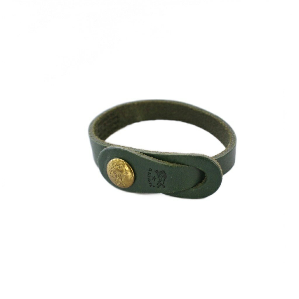 【中古】イルビゾンテ IL BISONTE ブレスレット レザー カーキ /KH レディース 【ベクトル 古着】 251230