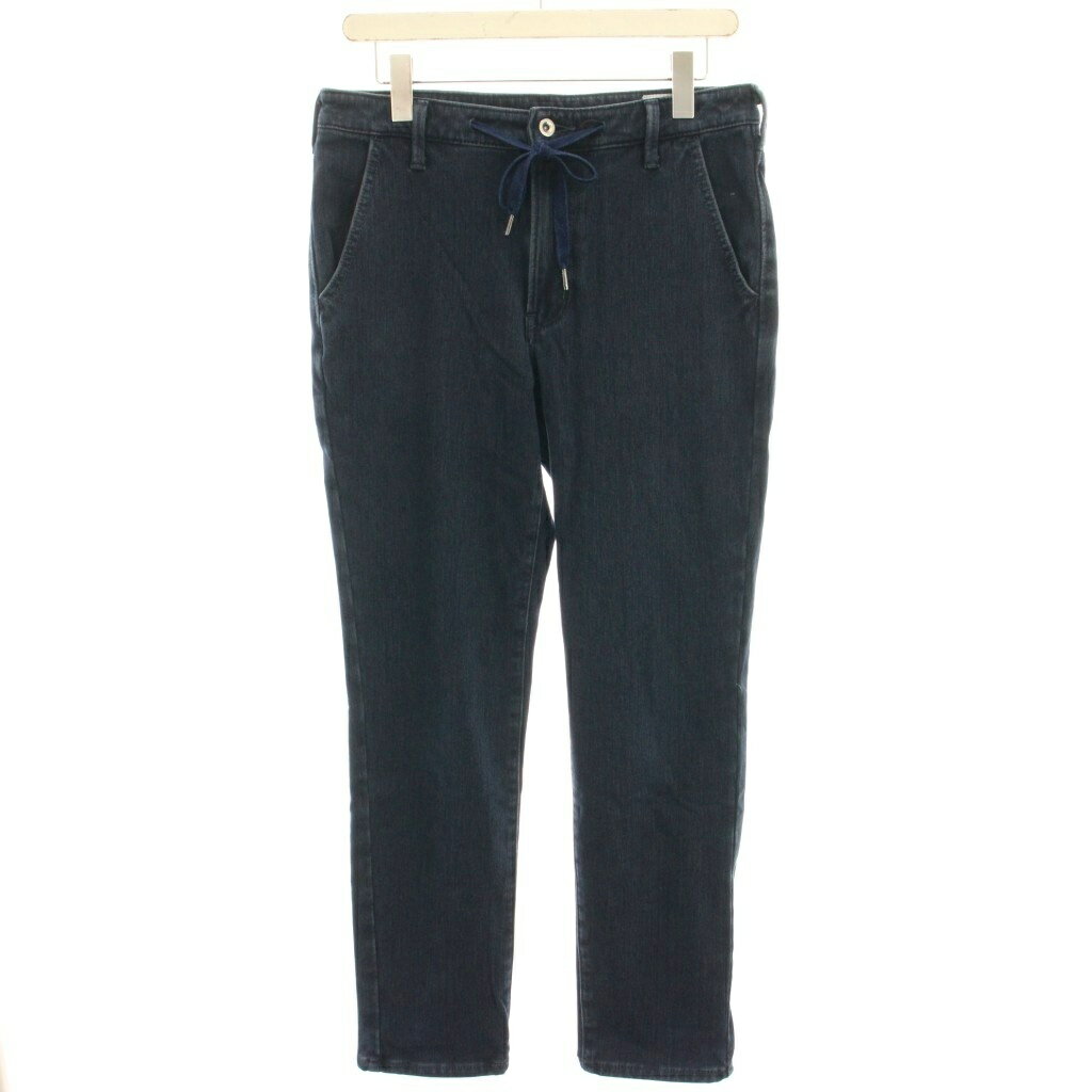 【中古】エドウィン EDWIN JERSEYS デニムパンツ ジーンズ 裏起毛 L 紺 ネイビー /HN レディース 【ベクトル 古着】 251201