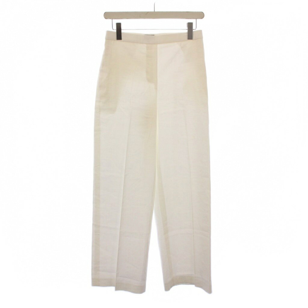 【中古】未使用品 セオリーリュクス CRISP LINEN MIAN スラックスパンツ イージー ウエストゴム ストレッチ 黒 楽天市場】セオリー パンツ s イージー（レディースファッション）の通販