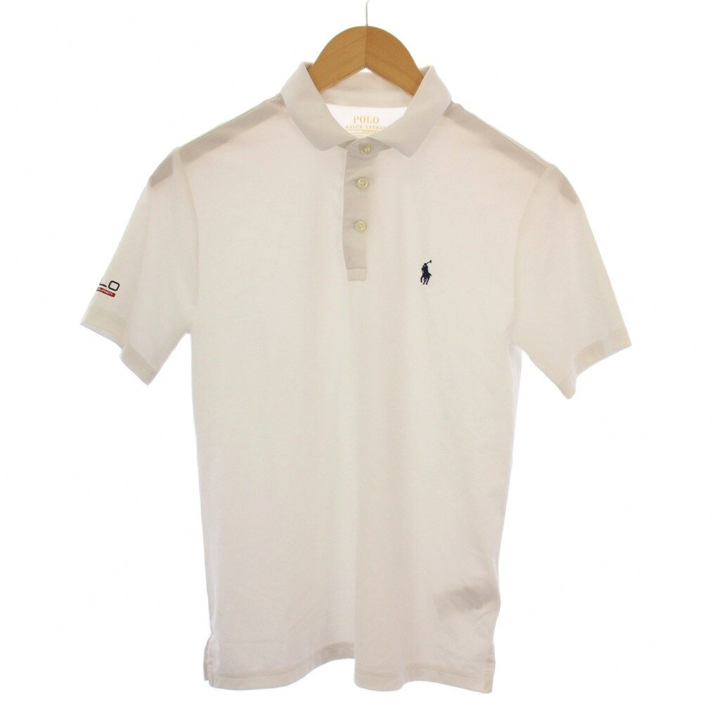 【中古】ポロ ラルフローレン POLO RALPH LAUREN ポロシャツ 半袖 ロゴ 刺繍 M（10-12）白 /BM キッズ 【ベクトル 古着】 251224