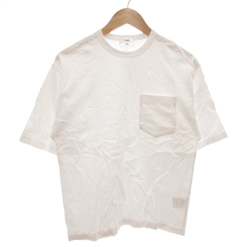 新品　HYKE コットンTシャツ 楽天市場】hyke tシャツの通販