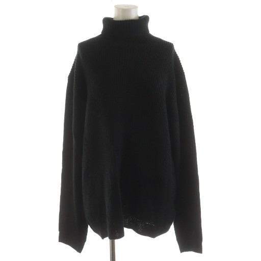 樂天商城 - 【中古】アーバンリサーチ サニーレーベル URBAN RESEARCH Sonny Label ウォッシャブルウール混タートルニット セーター 長袖 XL 黒 ブラック LA37-12S002 /AN35 レディース 【ベクトル 古着】 260113