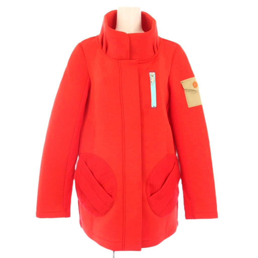 【中古】スーパーレディ カンサイヤマモト SUPER LADY by KANSAI YAMAMOTO ジャケット ブルゾン ジップアップ S 赤 /TK レディース 【ベクトル 古着】 260115