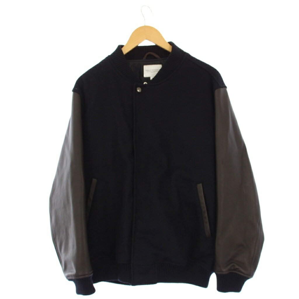 【本革】アーバンリサーチ ITEMS 羊革 ラムレザー ブルゾン 黒 M ITEMS URBANRESEARCH（アイテムズ アーバンリサーチ）の「ラムレザー
