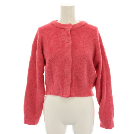 【中古】ロペピクニック ROPE Picnic フラッフィーニット fluffy knit ふわふわMIXフェザーニットカーディガン クルーネック 長袖 ショート丈 38 ピンク GDK-15080-A /YT ■MA レディース 【ベクトル 古着】 260113 auc-vector-20661613 ブランド古着の買取販売ベクトル パッケージ画像