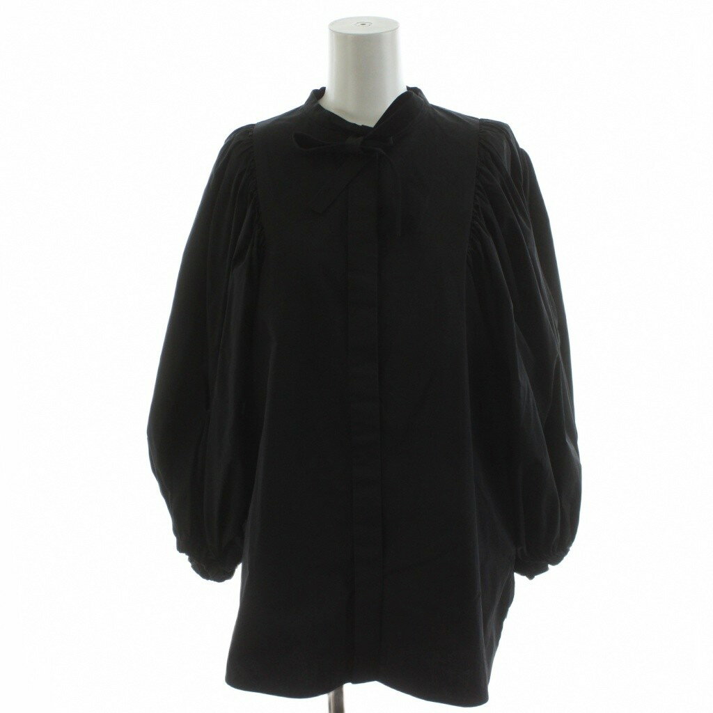 新品未使用】【再値下げ中】yori タグ付きラメクローバーパフブラウス