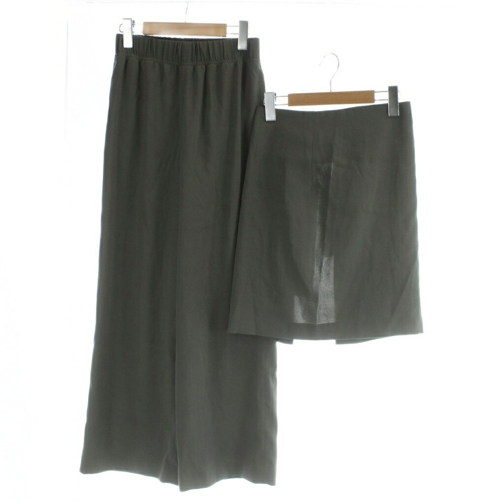 【中古】クラネ CLANE 22AW パンツ 2点セット 0 カーキ 13110-3141 /AP レディース 【ベクトル 古着】 260119