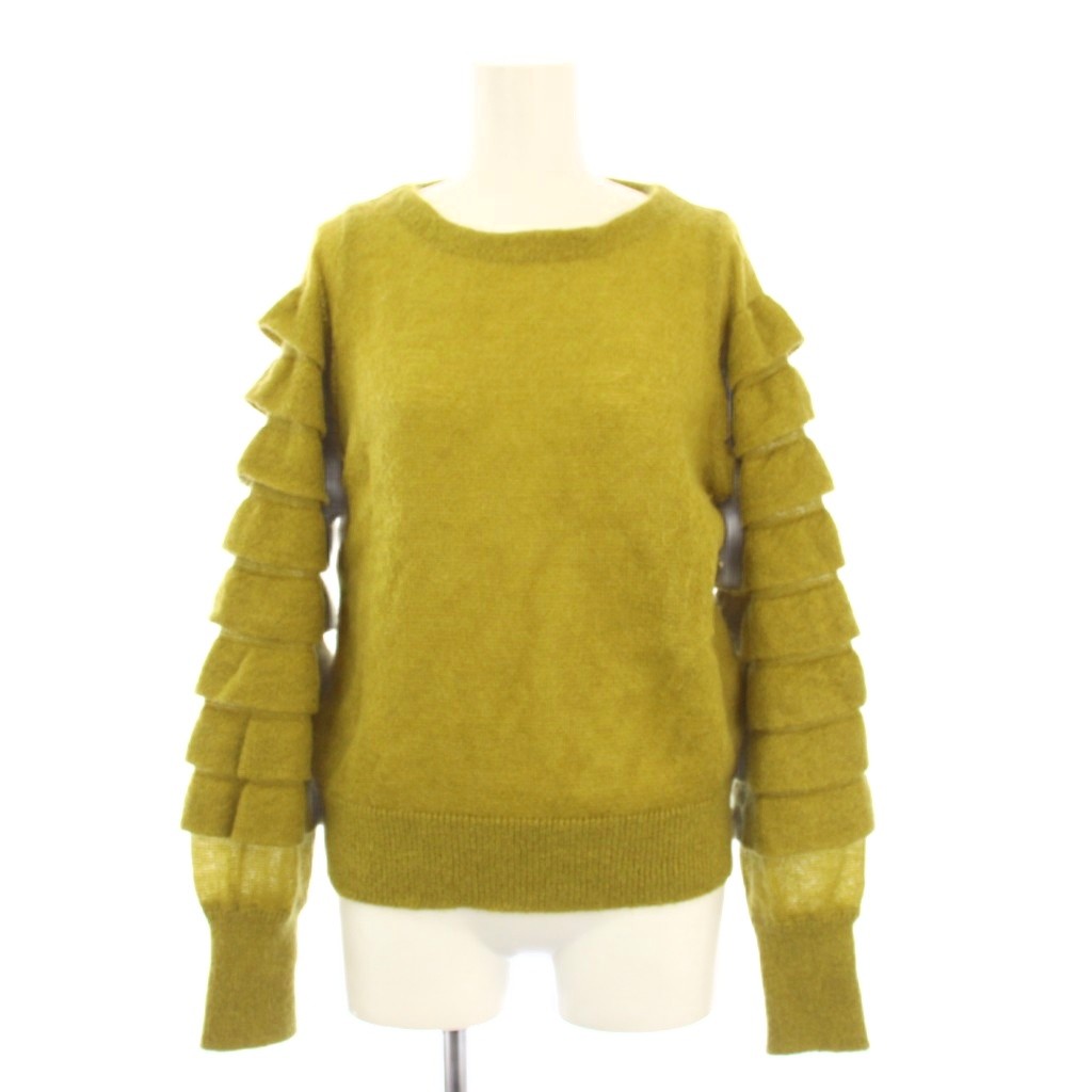 【中古】シビラ SYBILLA ニット セーター 長袖 モヘヤ混 M 黄緑 GBFAP-06390 /KH レディース 【ベクトル 古着】 260119ブランドシビラ SYBILLA表記サイズM実寸サイズ肩幅：30cm　身幅：45cm　着丈：51cm　袖丈：62cm　　素材ナイロン モヘヤ 毛色黄緑 グリーン状態使用感が少なく、かなり状態の良い商品です。 ※あくまでも中古品ですので掲載写真や記載内容をご確認いただき、ご理解の上ご購入ください。商品のお問い合わせの回答を休止しております。＊各商品ページの商品詳細等をご確認の上ご購入ください。【中古】シビラ SYBILLA ニット セーター 長袖 モヘヤ混 M 黄緑 GBFAP-06390 /KH レディース 【ベクトル 古着】 260119状態ランク　”A”詳細については、下記および「状態ランクについて」ページをご覧ください。未使用・新品の商品ほぼ新品同様の商品使用感が少なく、かなり状態の良い商品使用感はあるが、傷や汚れの少ない商品使用感の他、傷や汚れが見られる商品かなり大きな傷みがある難あり商品※S〜CランクはUSED品となりますので、使用感をご理解の上でご入札下さい。状態ランクについてinformationブランドシビラ SYBILLA表記サイズM実寸サイズ肩幅：30cm　身幅：45cm　着丈：51cm　袖丈：62cm　　素材ナイロン モヘヤ 毛色黄緑 グリーン状態使用感が少なく、かなり状態の良い商品です。 ※あくまでも中古品ですので掲載写真や記載内容をご確認いただき、ご理解の上ご購入ください。商品のお問い合わせの回答を休止しております。＊各商品ページの商品詳細等をご確認の上ご購入ください。本商品は一点物です他サイトや店舗にて販売している商品です。多少のお時間差にて欠品になることもございます。予めご了承頂ますようお願い致します。ベクトル・サイズガイドはこちらこの商品と同じブランドの商品を見る