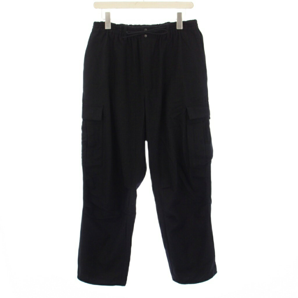 樂天商城 - 【中古】ワイスリー Y-3 ヨウジヤマモト アディダス 21AW CLASSIC WOOL FLANNEL CARGO PANTS クラシックウールフランネルカーゴパンツ イージー S 黒 HB3391 /KH メンズ 【ベクトル 古着】 260127